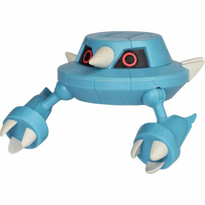 Figura de Batalha Pokémon Metang azul da Jazwares em embalagem oficial