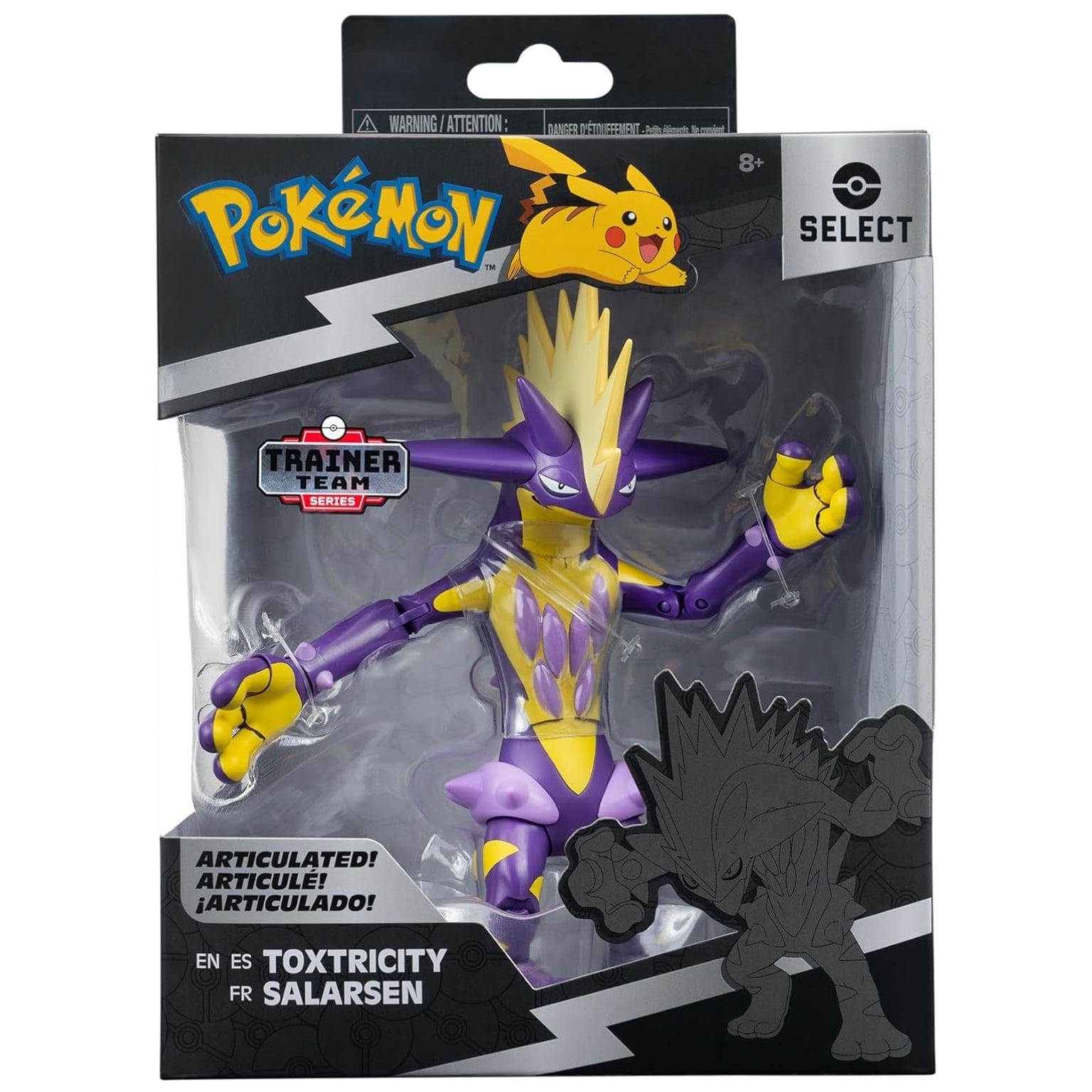 Apresentamos Pokémon Select Toxtricity com o SKU 23319924 recomendado para + 8 anos