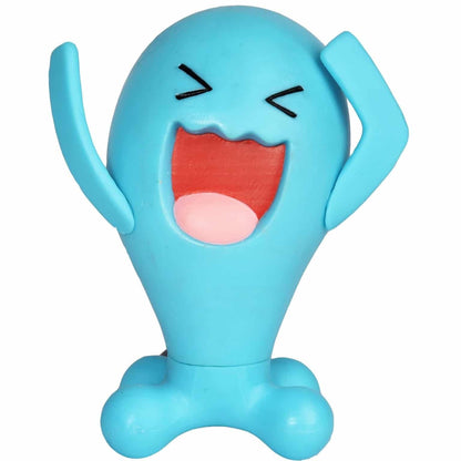 Figura de batalha Pokémon Wobbuffet vista de frente
