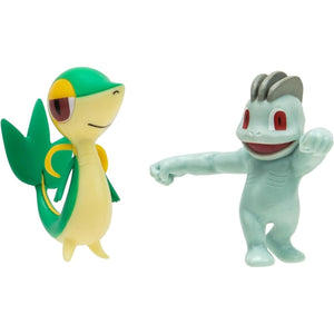 Apresentamos Figuras de Batalha Pokémon – Machop & Snivy com o SKU 23300224 recomendado para + 4 anos