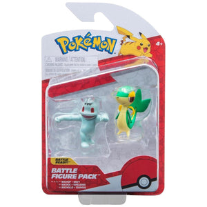 Apresentamos Figuras de Batalha Pokémon – Machop & Snivy com o SKU 23300224 recomendado para + 4 anos