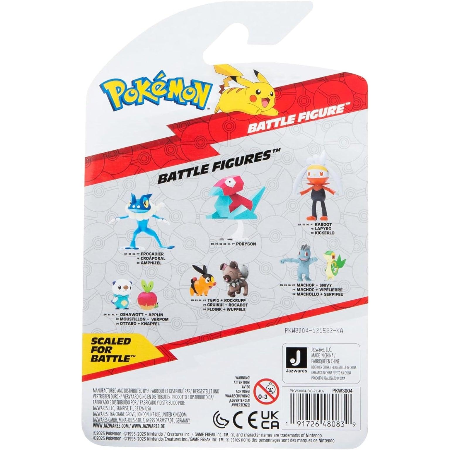 Apresentamos Figuras de Batalha Pokémon - Tepig & Rockruff com o SKU 23300124 recomendado para + 4 anos