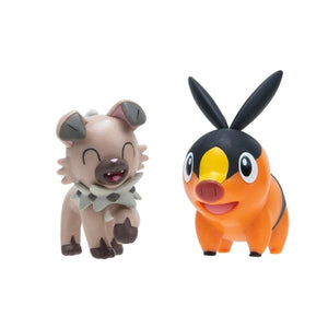 Apresentamos Figuras de Batalha Pokémon - Tepig & Rockruff com o SKU 23300124 recomendado para + 4 anos
