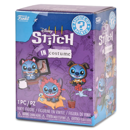 Caixa Mystery Minis - Stitch vista em ângulo