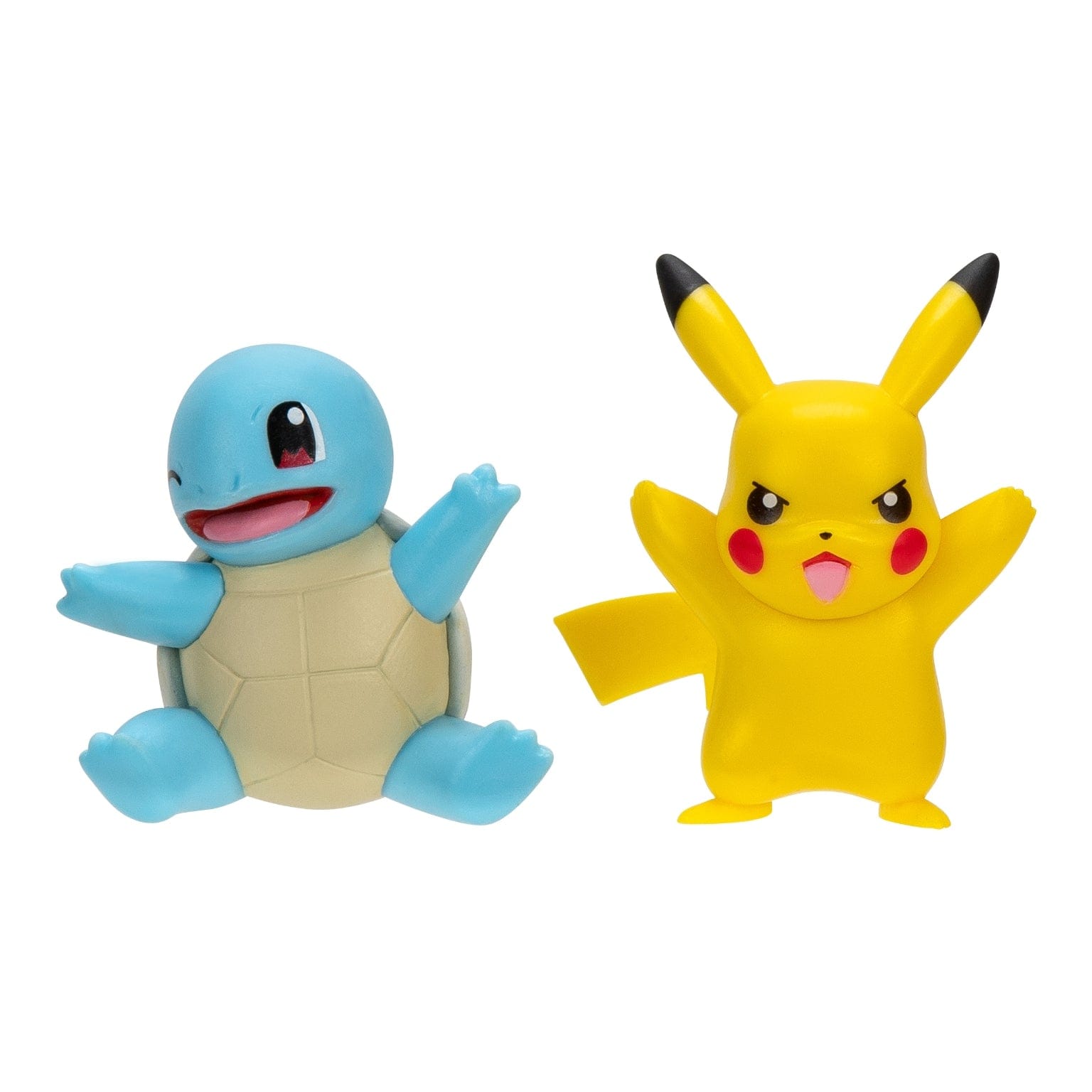 Apresentamos Figuras Pokémon - Pikachu e Squirtle com o SKU 23358624 recomendado para + 4 anos