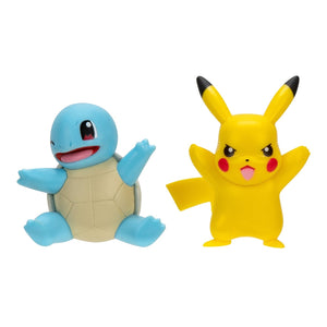 Apresentamos Figuras Pokémon - Pikachu e Squirtle com o SKU 23358624 recomendado para + 4 anos