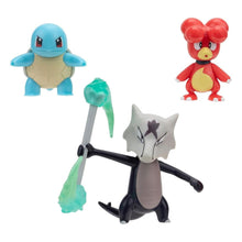 Apresentamos Figuras Pokémon - Magby, Squirtle e Alolan Marowak com o SKU 23360024 recomendado para + 4 anos