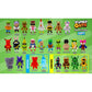 Apresentamos Figuras Stumble Guys 5 cm com o SKU 236119324 recomendado para + 3 anos