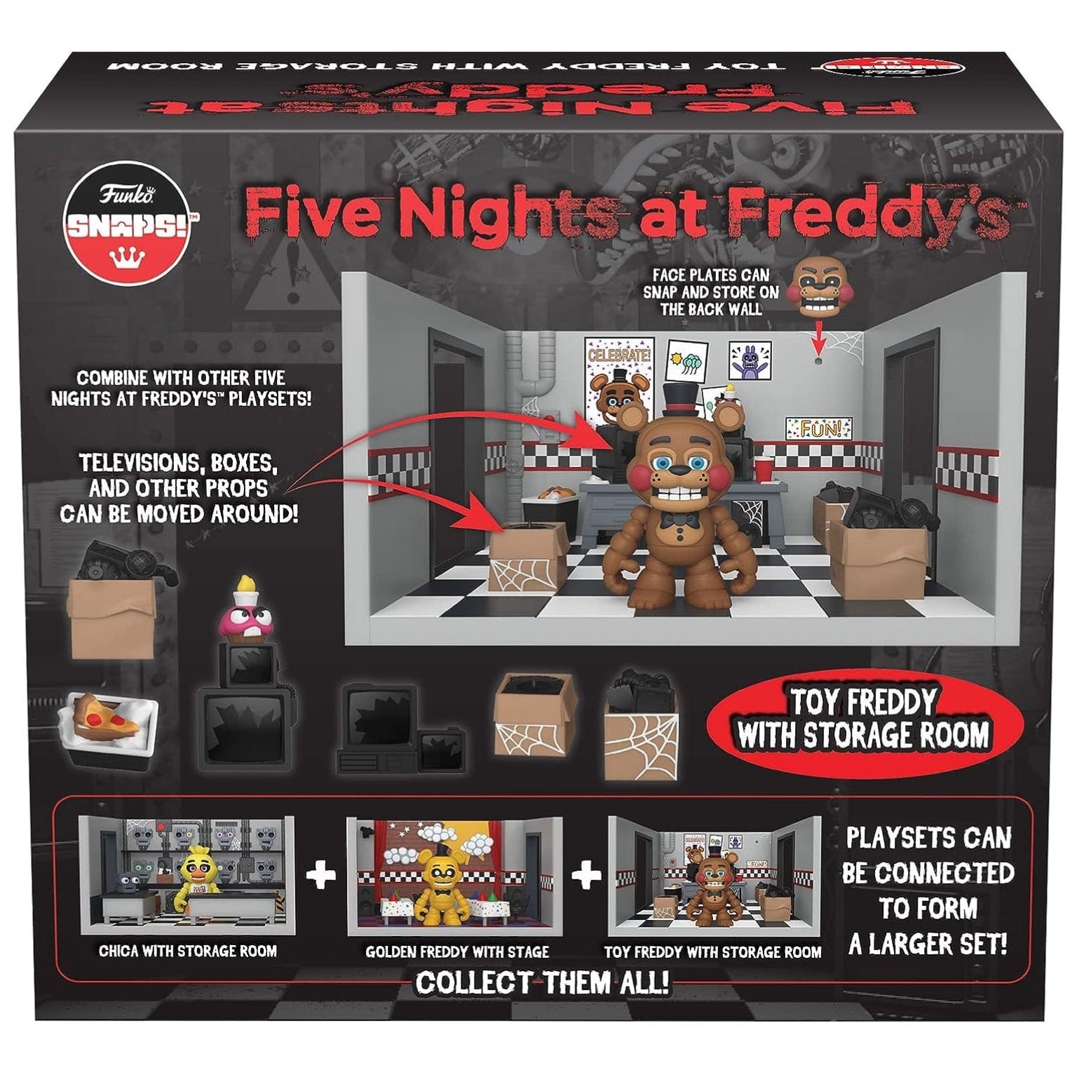 Apresentamos Five Nights at Freddy's - Freddy with Storage Room com o SKU 236769624 recomendado para + 8 anos