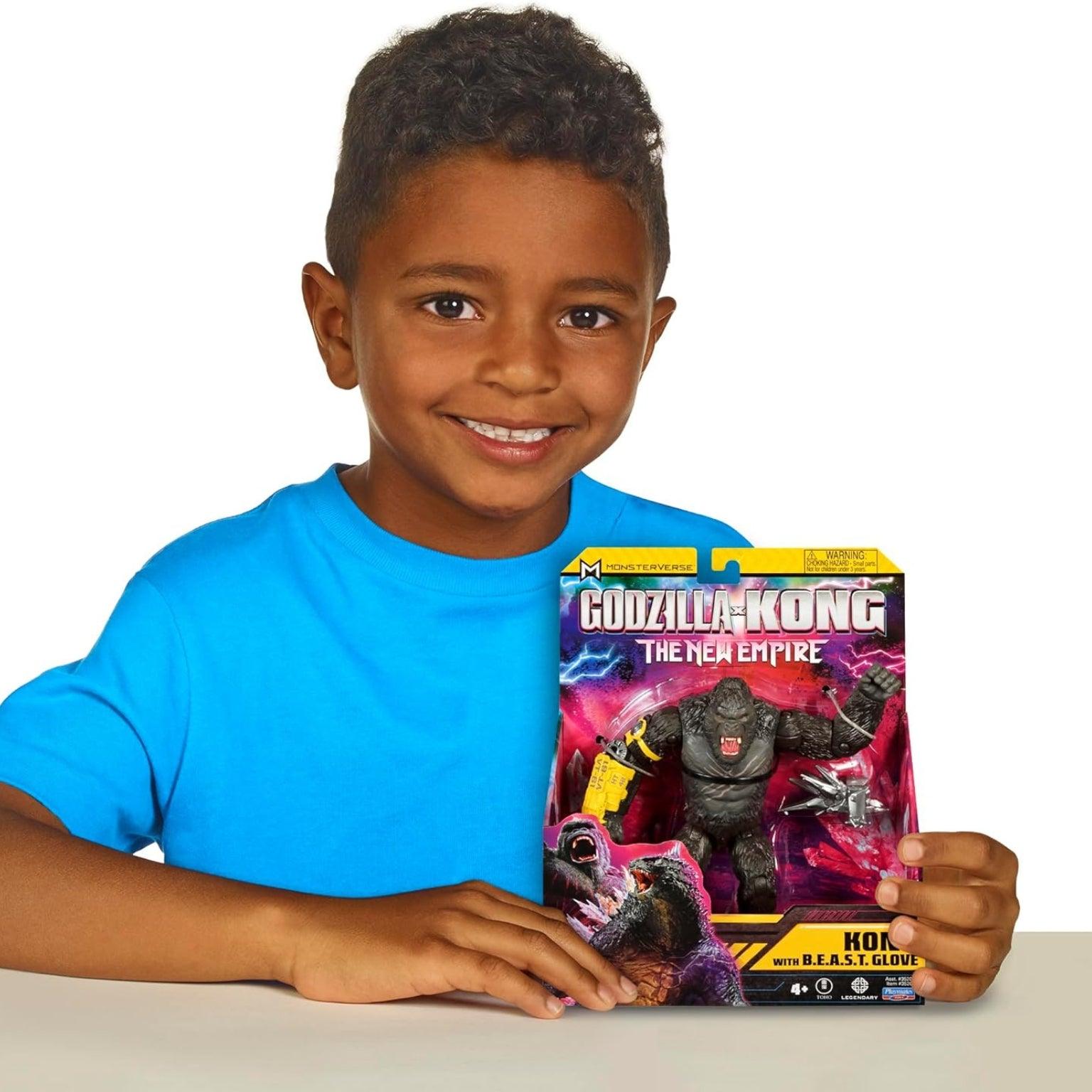 Apresentamos Godzilla x Kong - Kong com luva B.E.A.S.T. com o SKU 233930424 recomendado para + 4 anos