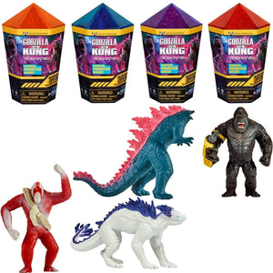Apresentamos Godzilla x Kong: Minifiguras Surpresa com o SKU 233931724 recomendado para + 4 anos