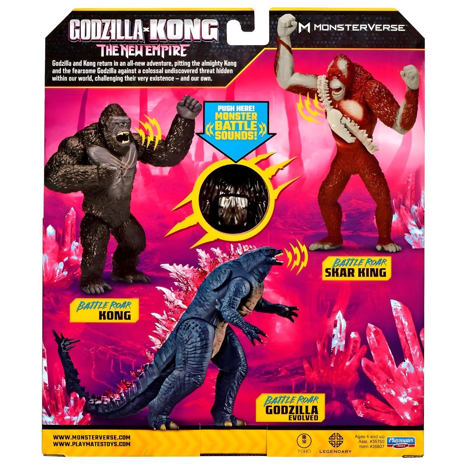Apresentamos Godzilla x Kong: Rugido de batalha de Kong com o SKU 233931125 recomendado para + 4 anos