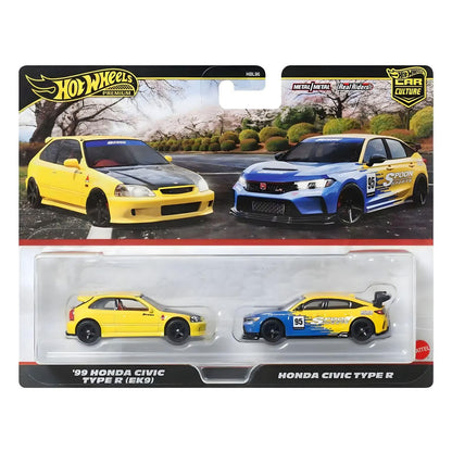 Hot Wheels - 99 Honda Civic Type R (EK9) & Honda Civic Type R