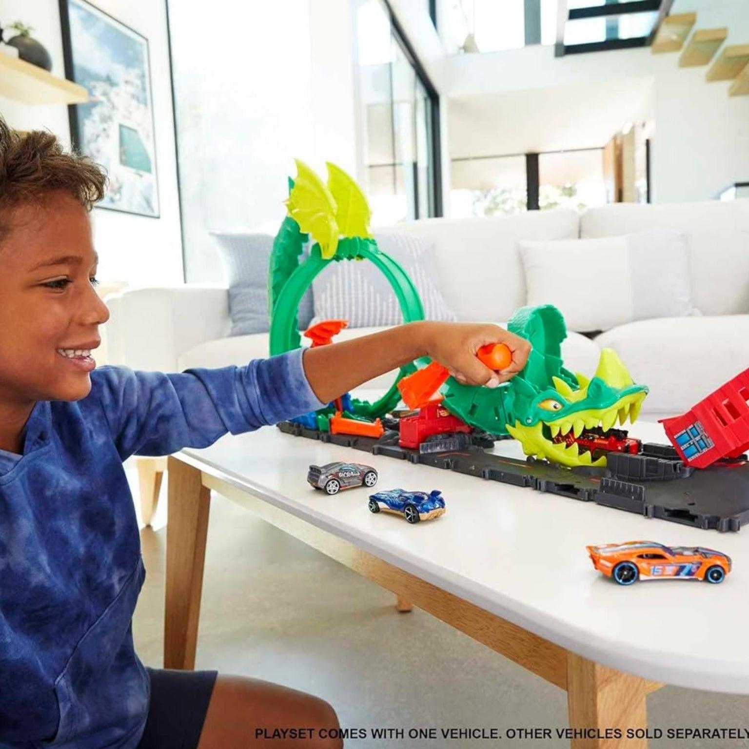 Apresentamos Hot Wheels City - Dragão furioso na cidade com o SKU 20289624 recomendado para + 5 anos