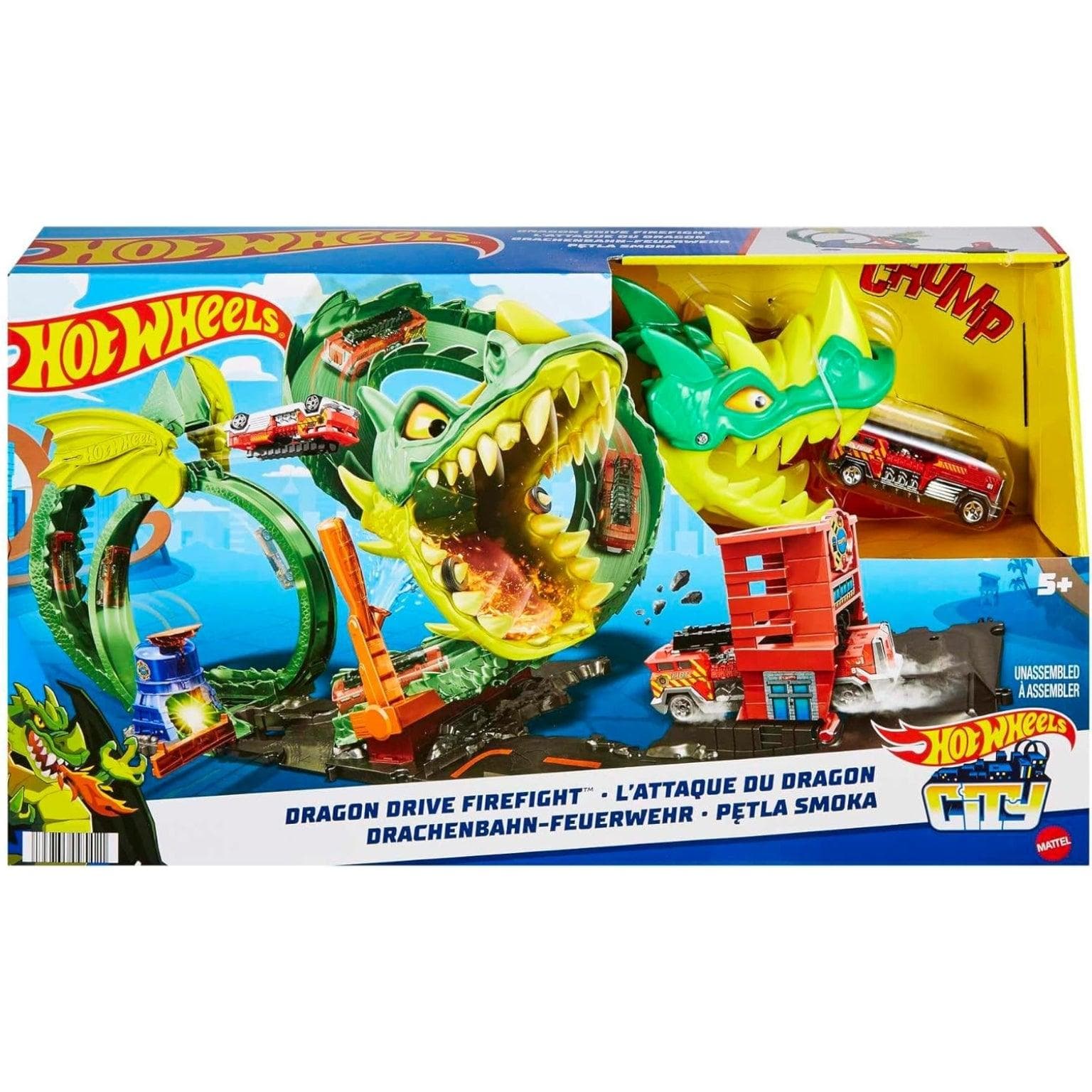 Apresentamos Hot Wheels City - Dragão furioso na cidade com o SKU 20289624 recomendado para + 5 anos