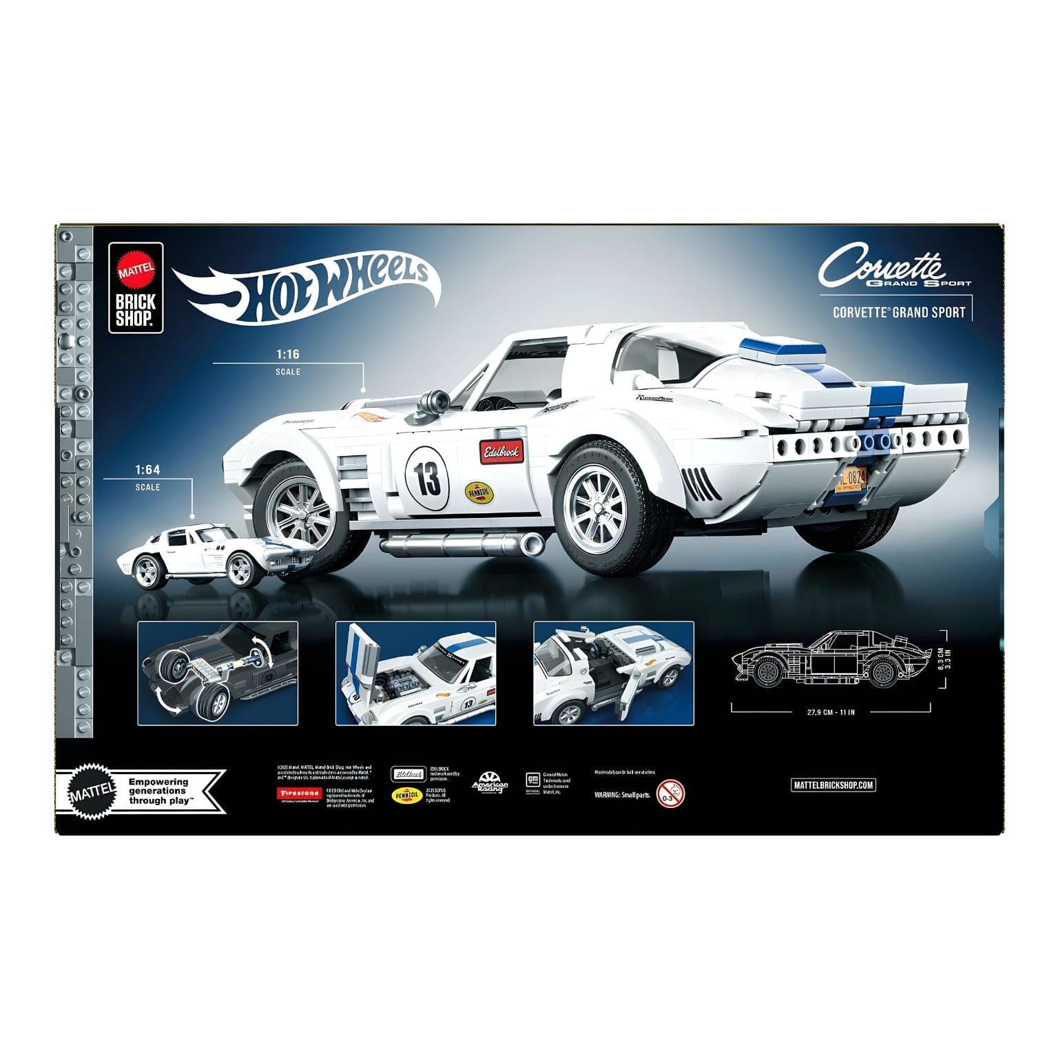 Apresentamos Hot Wheels Elite series - Corvette Grand Sport com o SKU 233205925 recomendado para + 3 anos