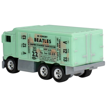 Hot Wheels Hiway Hauler verde-água, vista traseira