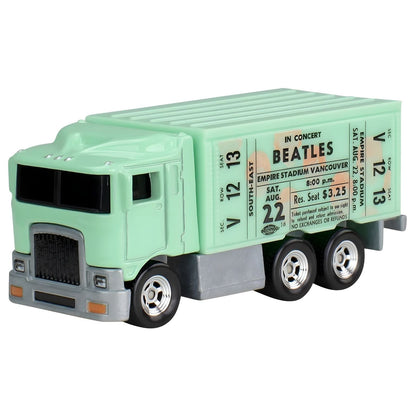 Hot Wheels Hiway Hauler verde-água, vista frontal