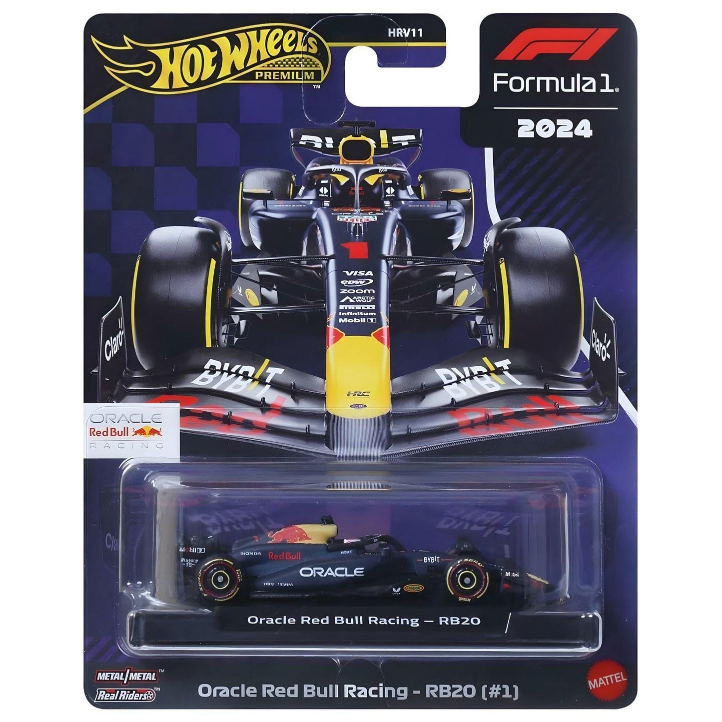 Apresentamos Hot Wheels Oracle Red Bull Racing RB20 ( #1) com o SKU 232637725 recomendado para + 14 anos
