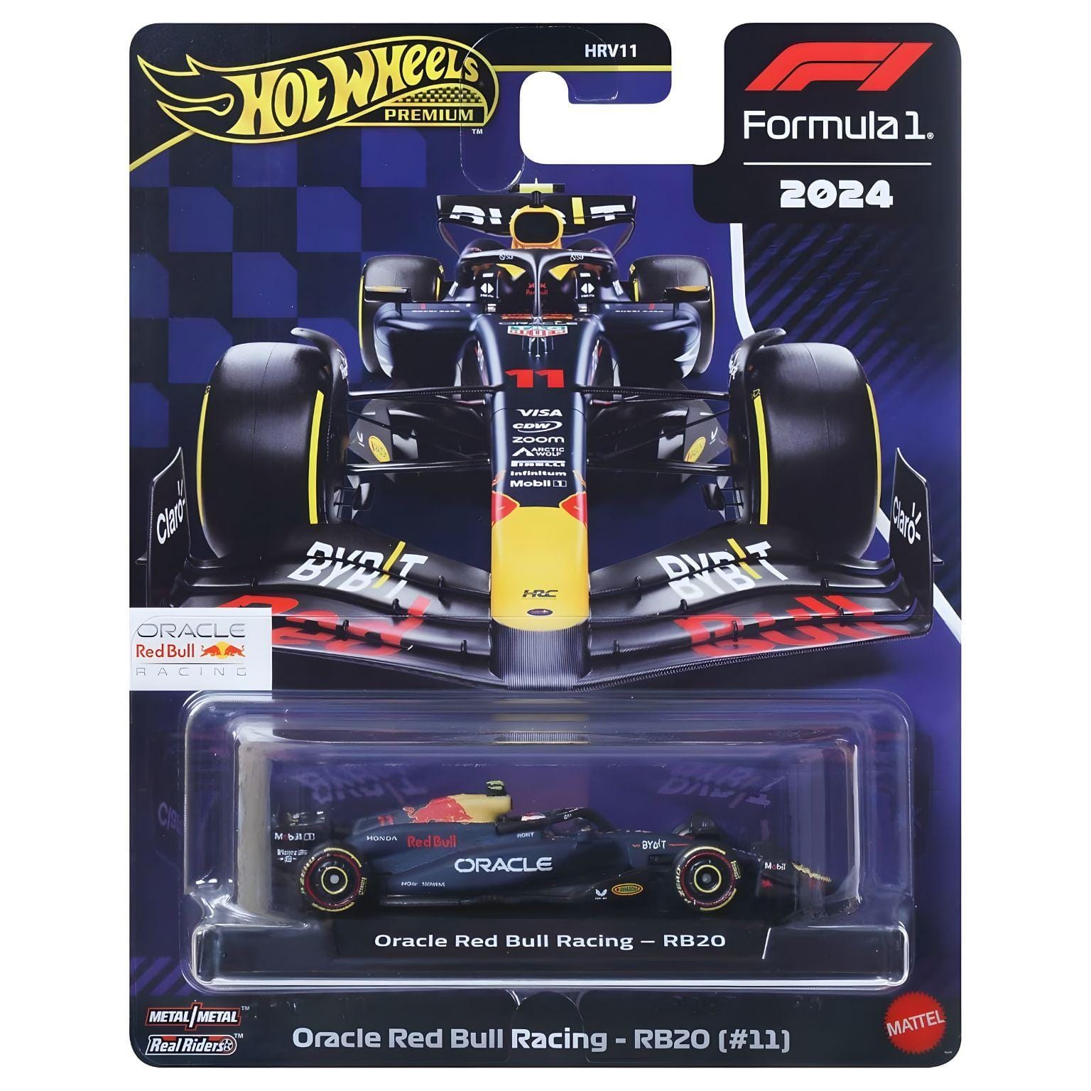 Apresentamos Hot Wheels Oracle Red Bull Racing RB20 ( #11) com o SKU 232638725 recomendado para + 14 anos