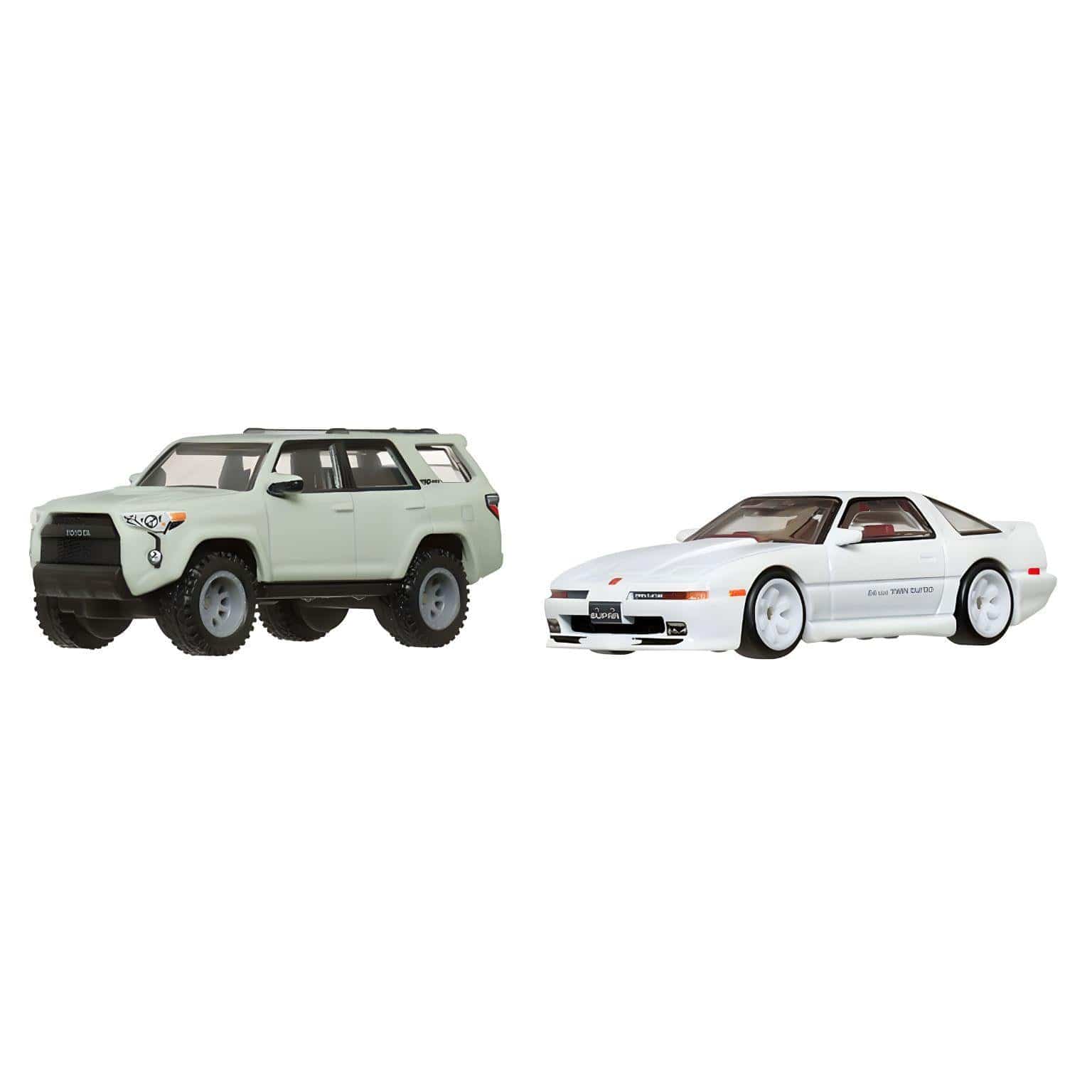 Apresentamos Hot Wheels Team Transport 18 Toyota 4Runner + Toyota Supra 89 com o SKU 771861825 recomendado para + 3 anos