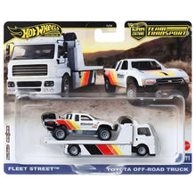 Apresentamos Hot Wheels Team Transport Fleet Street + Toyota Off Road Truck com o SKU 771862725 recomendado para + 3 anos