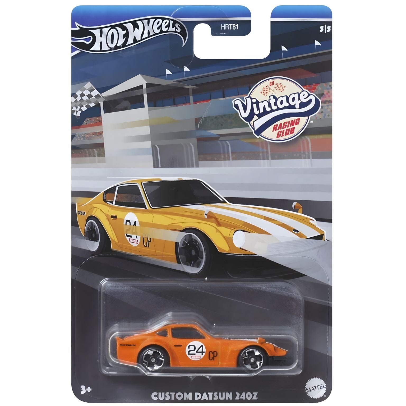 Apresentamos Hot Wheels Vintage -Custom Datsun 240Z com o SKU 771858224 recomendado para + 3 anos