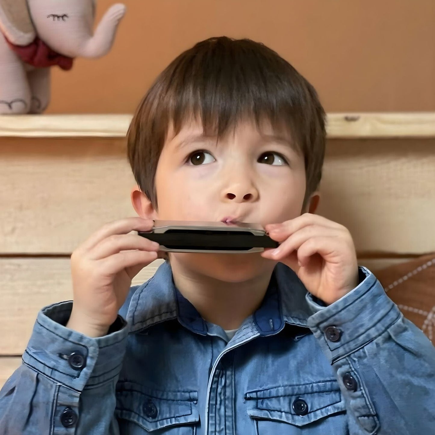 Apresentamos Harmónica com o SKU 728013125 recomendado para + 3 anos