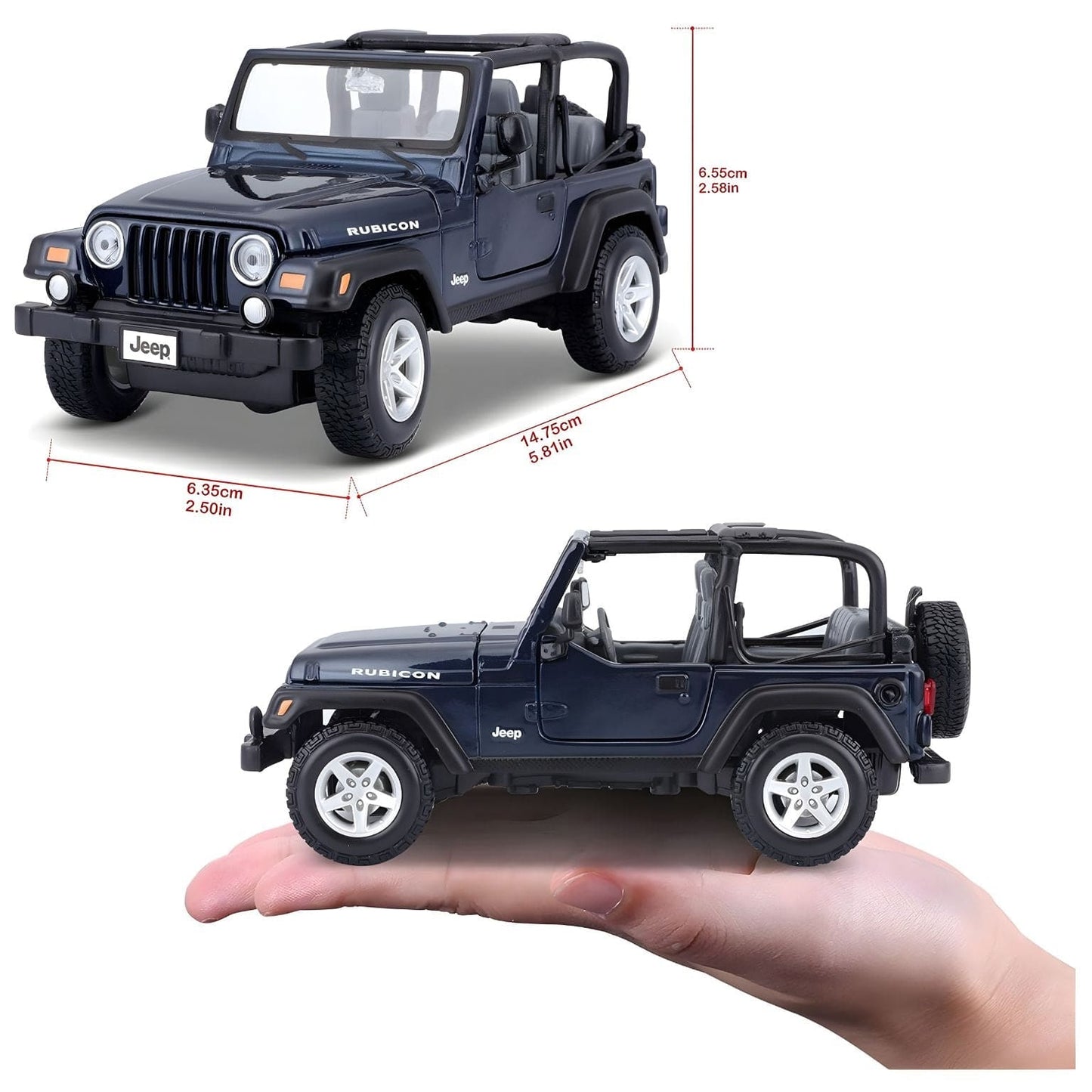 Apresentamos Jeep Wrangler Rubicon Azul com o SKU 683124524 recomendado para + 3 anos