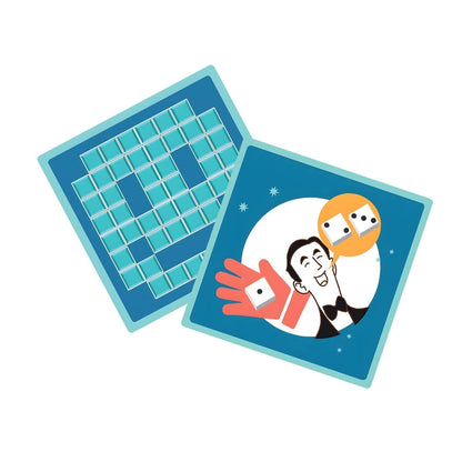 Duas cartas do Jogo Cortex Challenge 2 com labirinto e figura