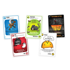 Apresentamos Jogo de cartas Exploding Kittens com o SKU 31021224 recomendado para + 7 anos