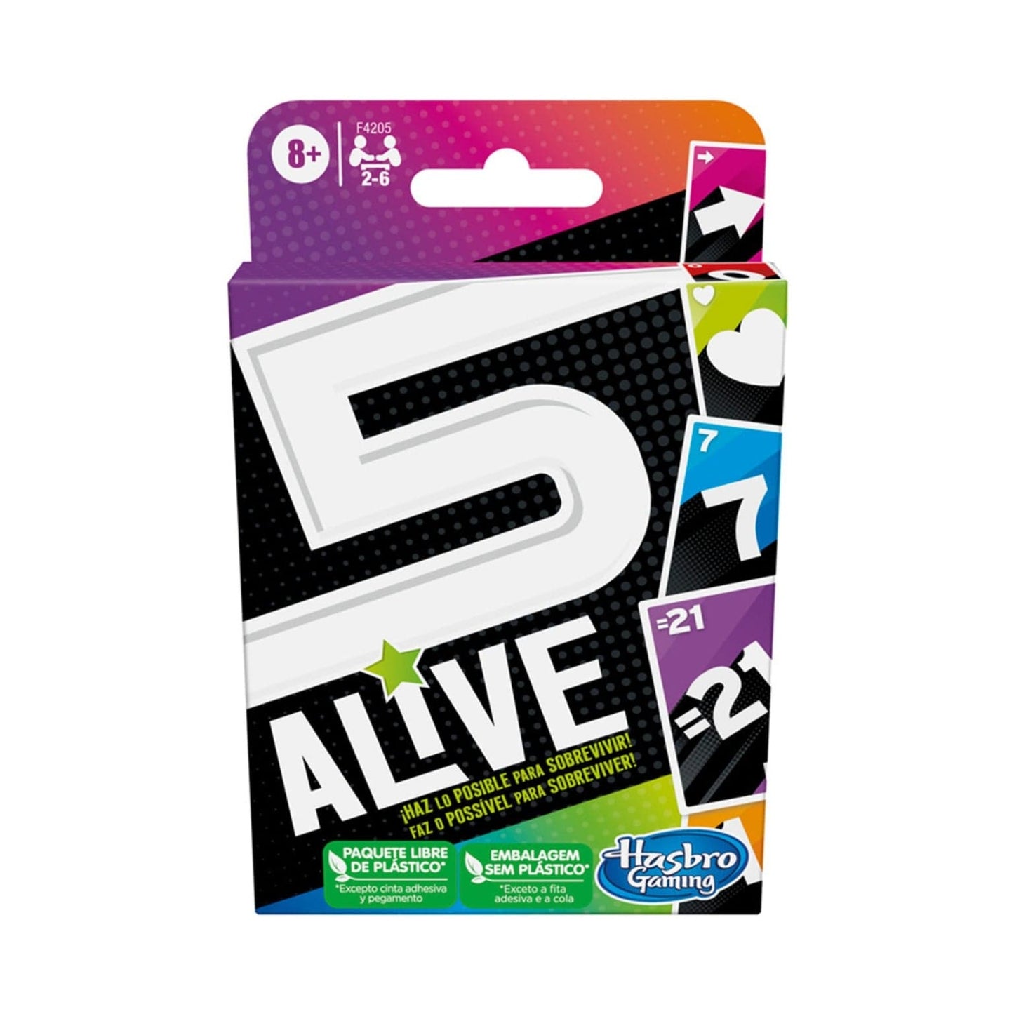 Apresentamos Cartas Five Alive com o SKU 90420522 recomendado para + 8 anos