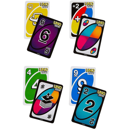 Cartas Uno Flip! com faces clara e escura