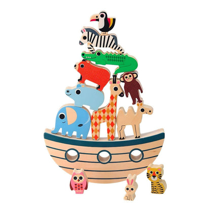Jogo de Equilibrismo Barco de Animais