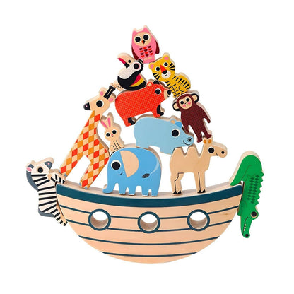 Jogo de Equilibrismo Barco de Animais