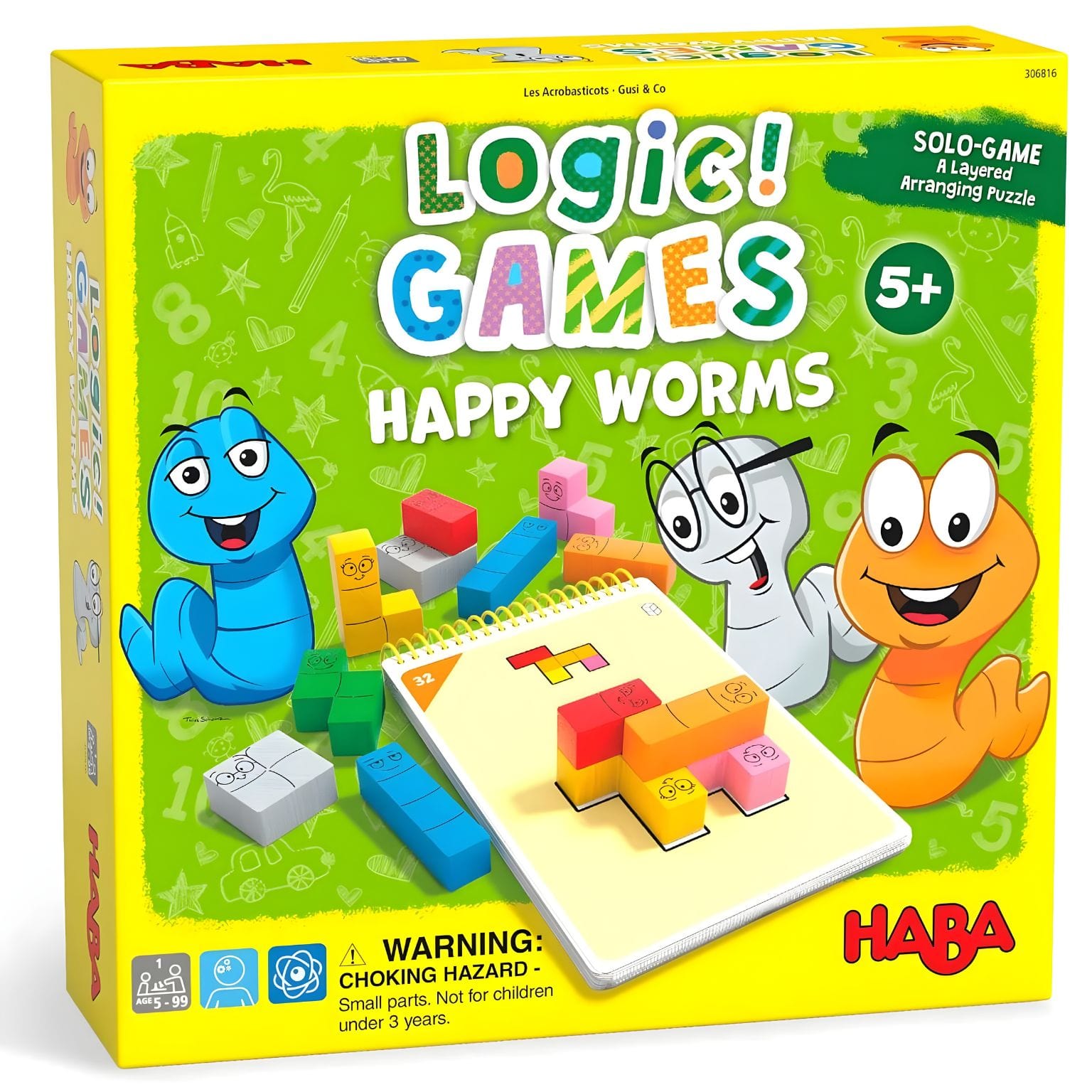 Apresentamos Jogo de Lógica - Minhocas Felizes com o SKU 810681623 recomendado para + 5 anos