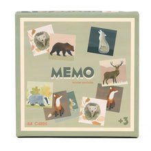 Jogo de Memória Animais da Floresta Egmont Toys cartas ilustradas de animais e folhas