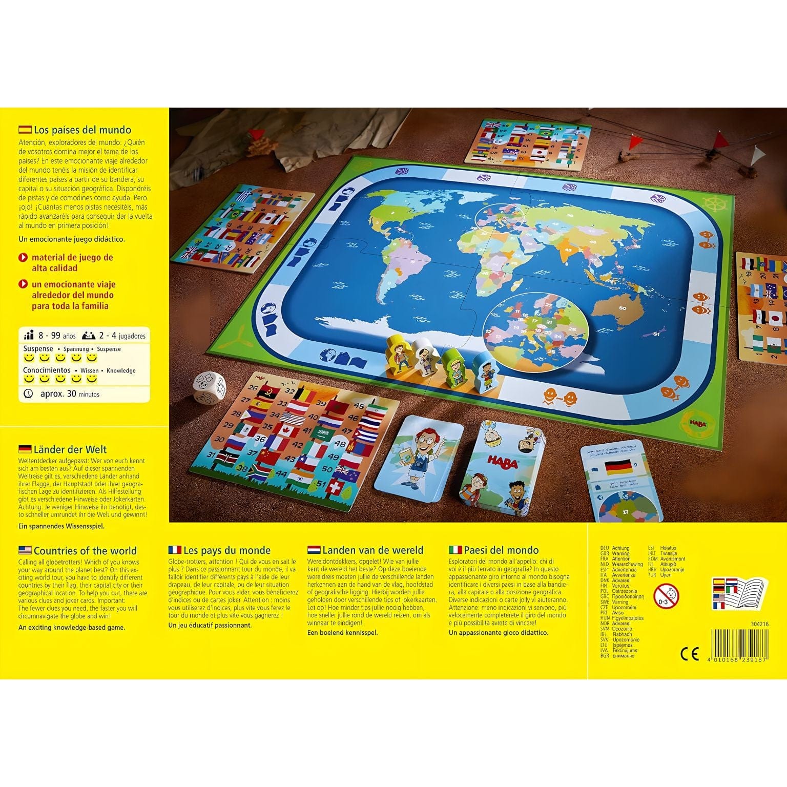 Apresentamos Jogo Países do Mundo com o SKU 810421323 recomendado para + 8 anos