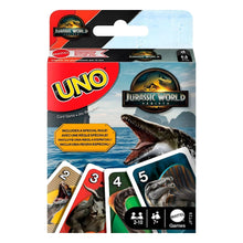 Apresentamos Jogo Uno Jurassic World Rebirth com o SKU 233049025 recomendado para + 7 anos