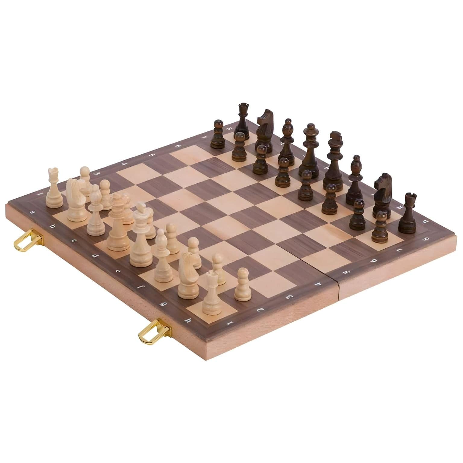 Apresentamos Jogo Xadrez em caixa de madeira com o SKU 45692225 recomendado para + 7 anos