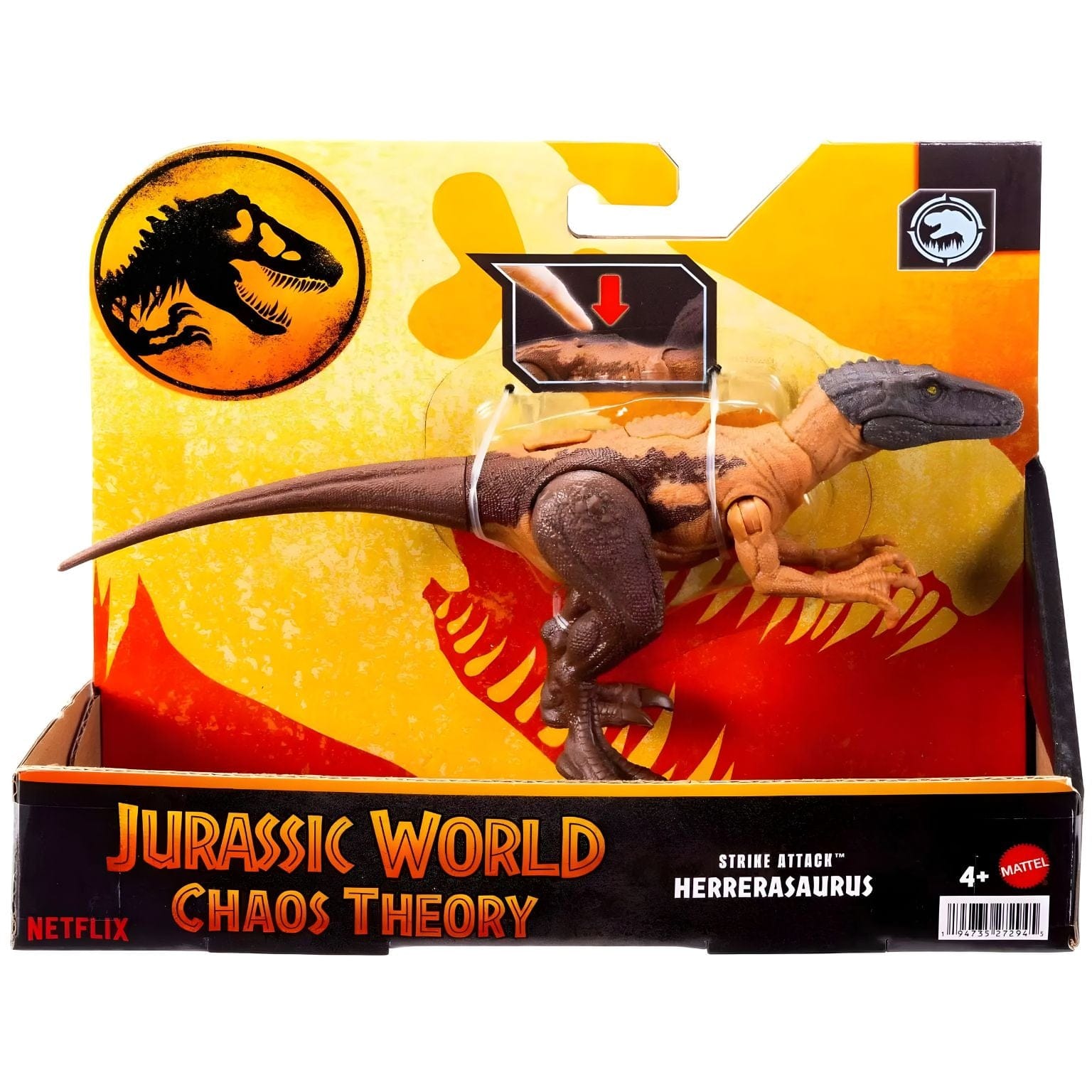 Apresentamos Jurassic World - Dinossauro  Herrerasaurus com o SKU 032729425 recomendado para + 4 anos