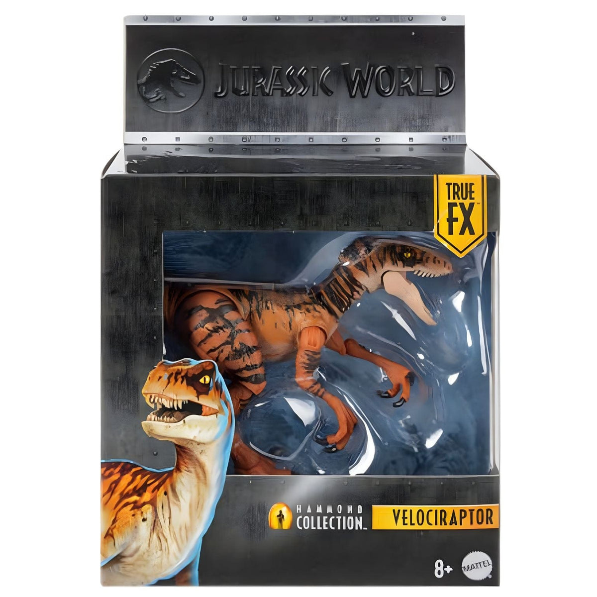 Collection Tiger Raptor Jurassic World Hammond Collection Velociraptor Colecionável