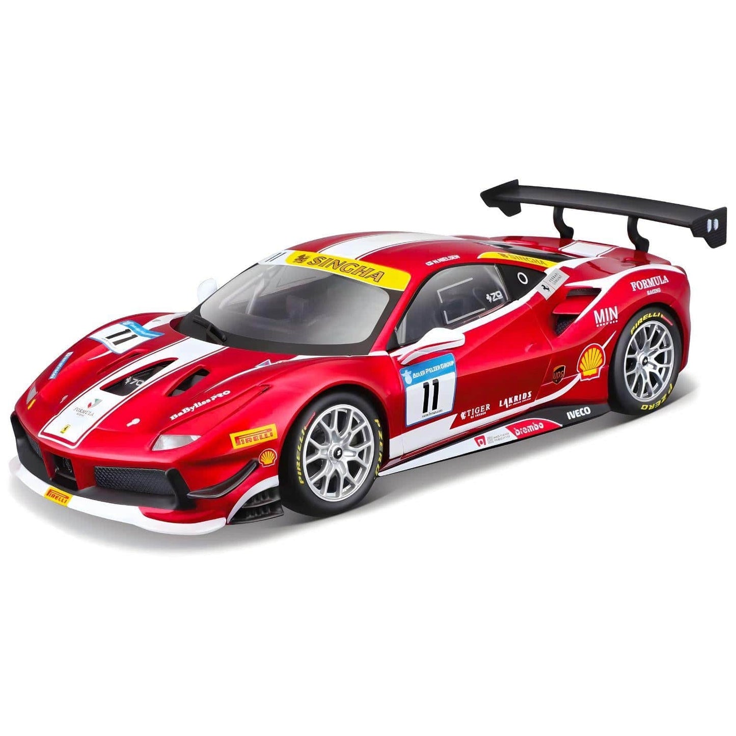 Apresentamos Kit construção Ferrari Racing 488 Challenge com o SKU 682658225 recomendado para Bburago