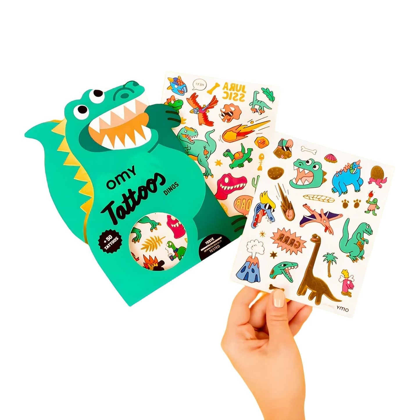 Apresentamos Kit de tatuagem Infantil Dinossauros com o SKU 590303624 recomendado para + 3 anos