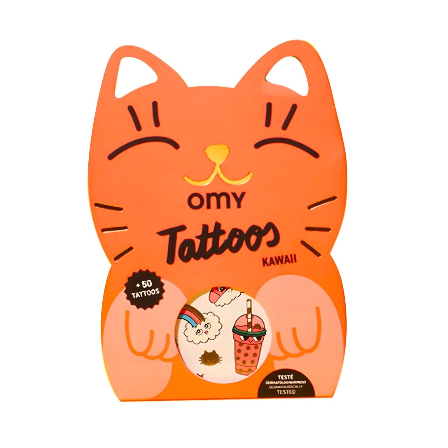 Apresentamos Kit de tatuagem Infantil Kawaii com o SKU 490302924 recomendado para + 3 anos