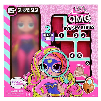 Caixa L.O.L. Surprise! OMG Eye Spy Series Sabrina Sky com compartimentos