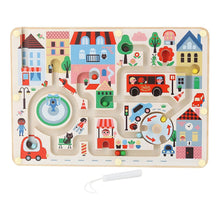 Apresentamos Labirinto Magnético em madeira - A minha Cidade com o SKU 26762825 recomendado para + 2 anos