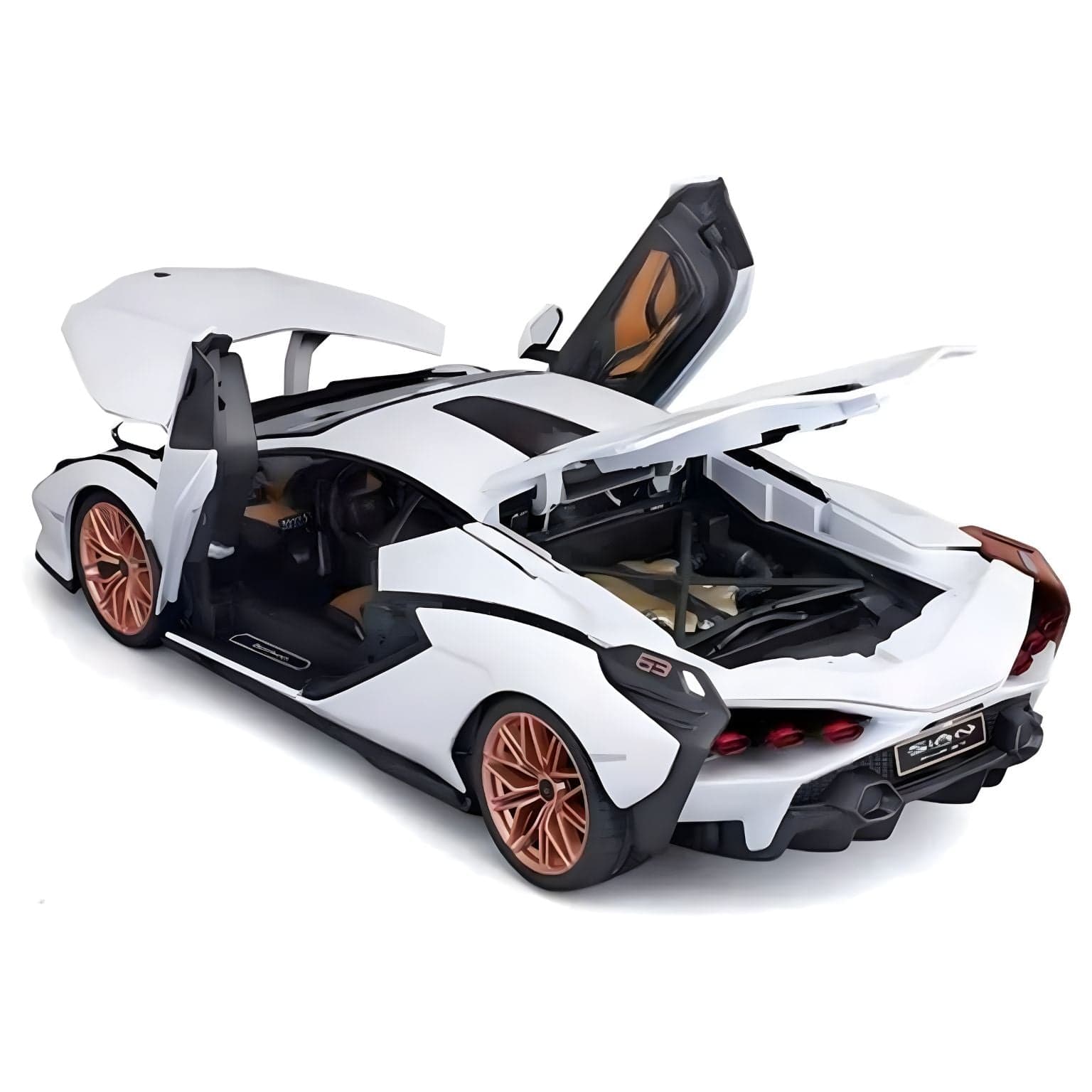Apresentamos Lamborghini Sian FKP 37 branco com o SKU 131046924 recomendado para + 3 anos