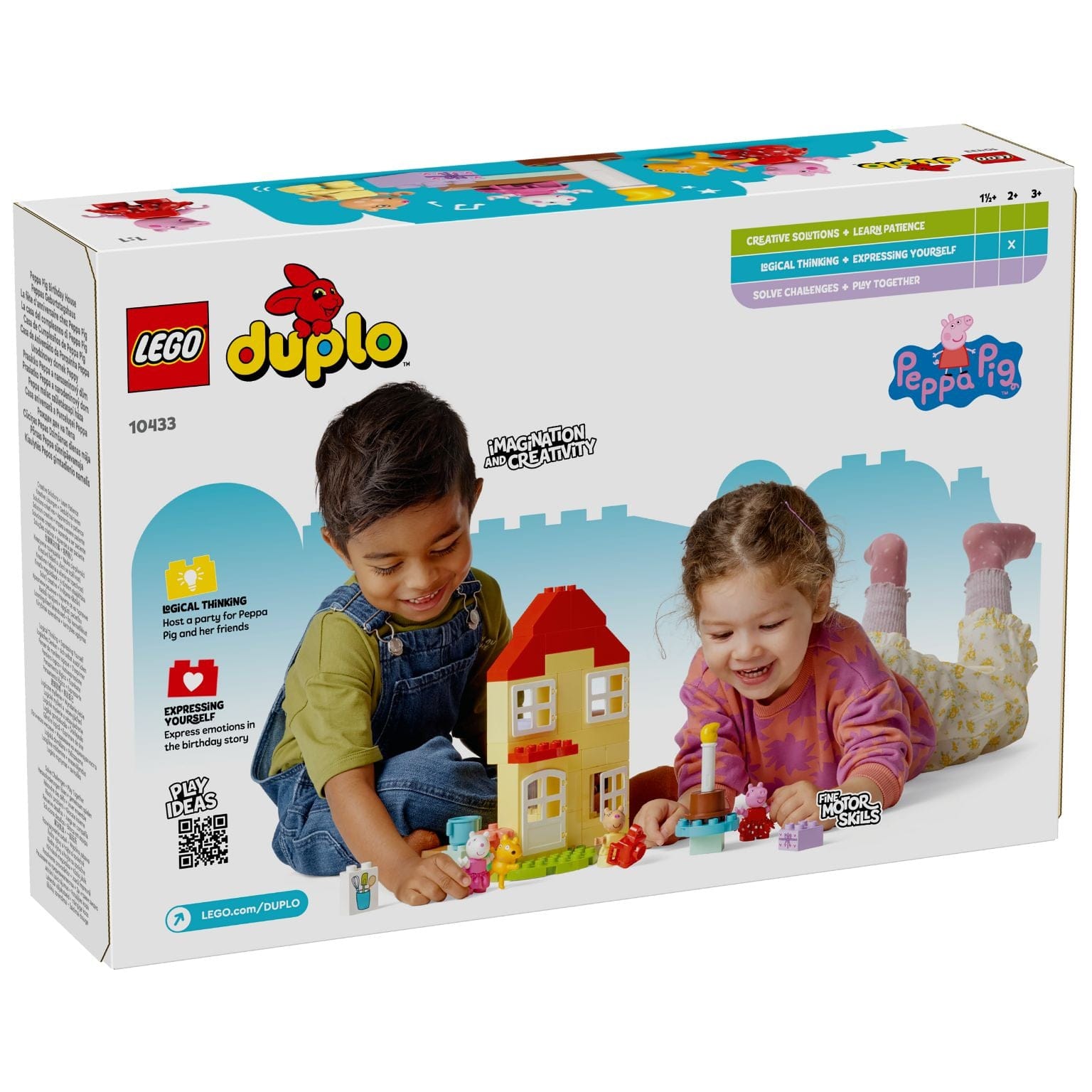 Apresentamos Lego Duplo - Casa de Aniversário da Porquinha Peppa com o SKU 661043324 recomendado para + 2 anos
