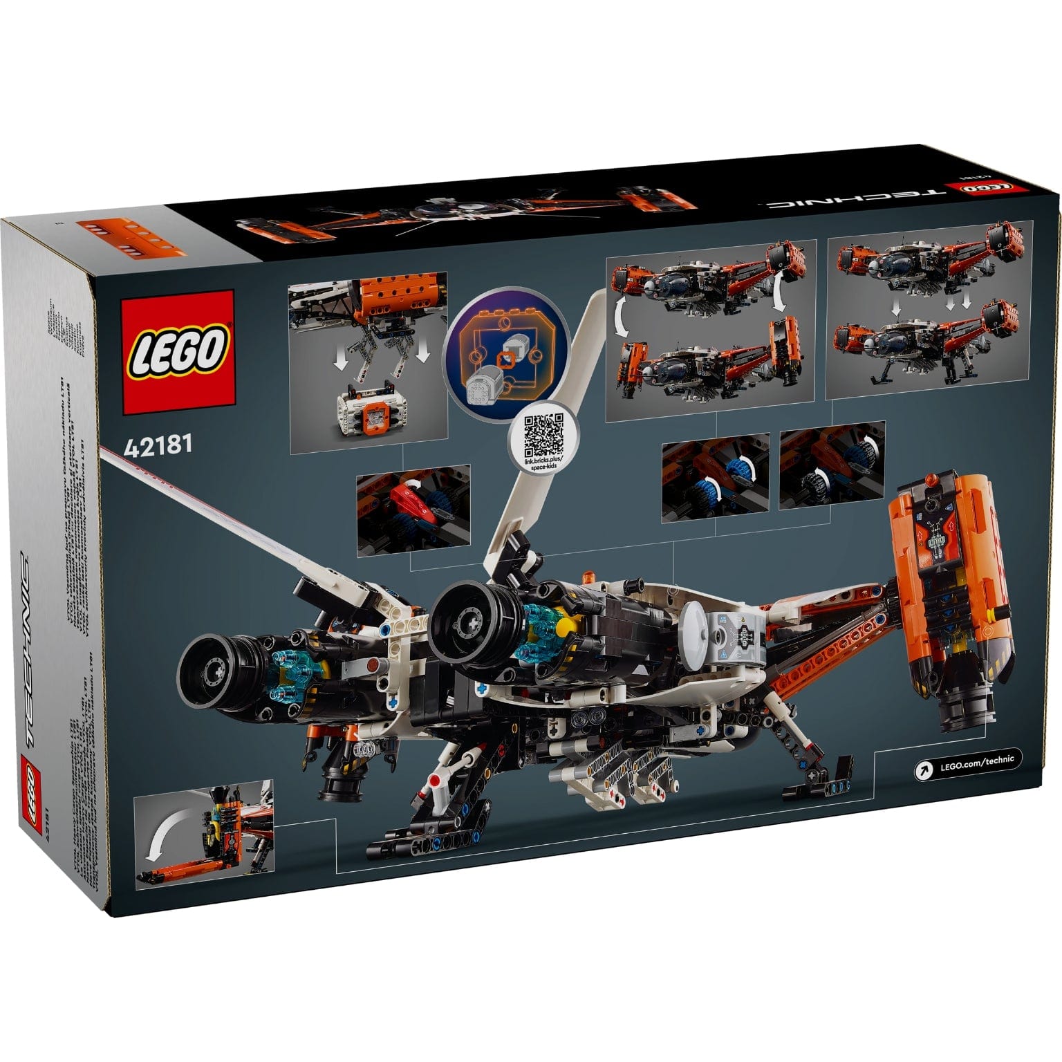 Apresentamos Lego Technic Nave Espacial de Transporte Pesado VTOL LT81 com o SKU 664218124 recomendado para + 10 anos